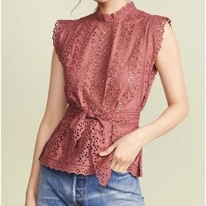 Rebecca Taylor Karina Sleeveless Top